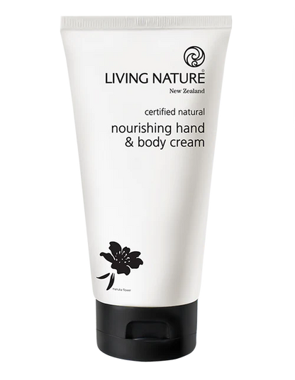 Living Nature Nourishing Hand & Body Cream 150ml