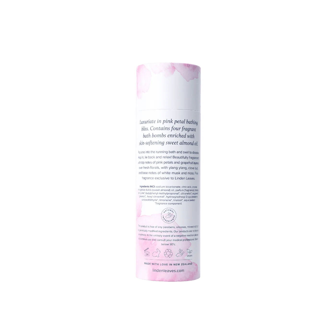 Linden Leaves Bath Bombs Pink Petal