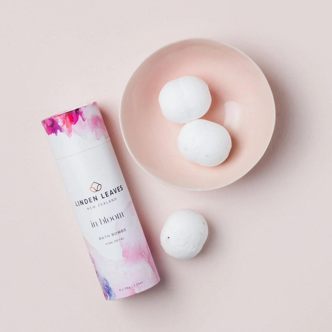 Linden Leaves Bath Bombs Pink Petal