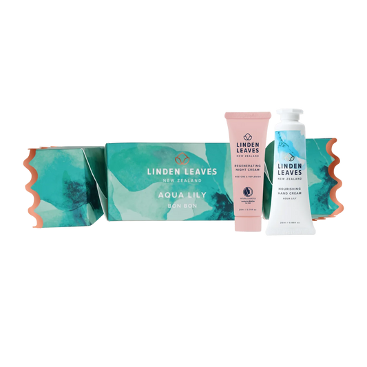 Linden Leaves Bon Bon Aqua Lily