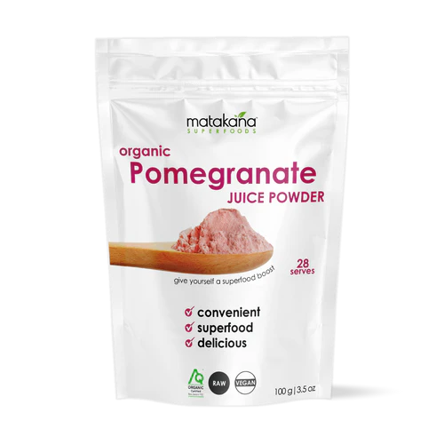 Matakana  Superfoods Pomegranate juice organic powder 100g pouch