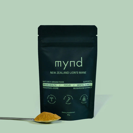 Mynd Pekepeke-Kiore, NZ Lion's Mane Extract 60gm