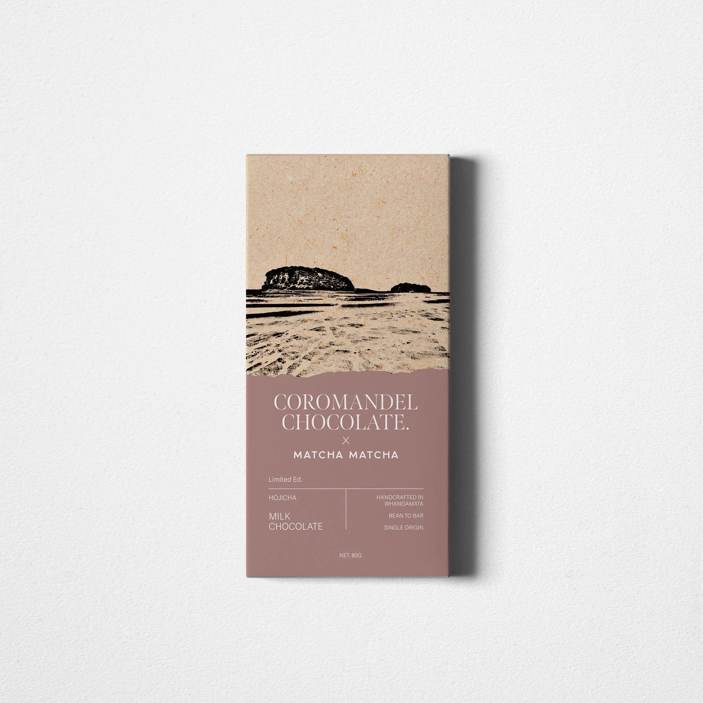 Coromandel Chocolate Milk Choc & Hojicha 80gm