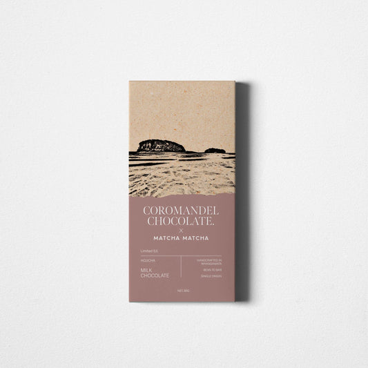 Coromandel Chocolate Milk Choc & Hojicha 80gm