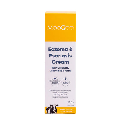 MooGoo Eczema & Psoriasis cream ..Gotu Kola 120gm