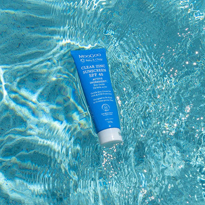 MooGoo BABY Clear Zinc Sunscreen SPF 40 120g