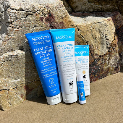 MooGoo BABY Clear Zinc Sunscreen SPF 40 120g