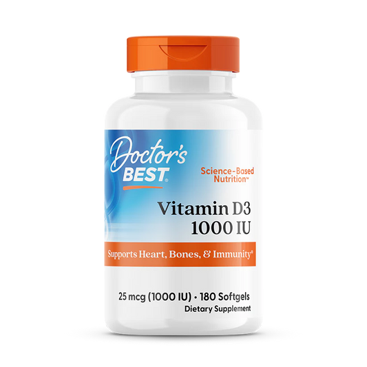 Doctor's Best Vitamin D3 (1000IU) 180 Softgel