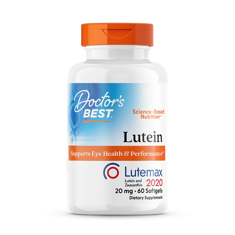 Doctor's Best Lutein with Lutemax (20mg) 60 Softgels