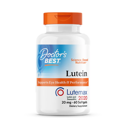 Doctor's Best Lutein with Lutemax (20mg) 60 Softgels