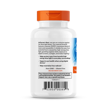 Doctor's Best Lutein with Lutemax (20mg) 60 Softgels