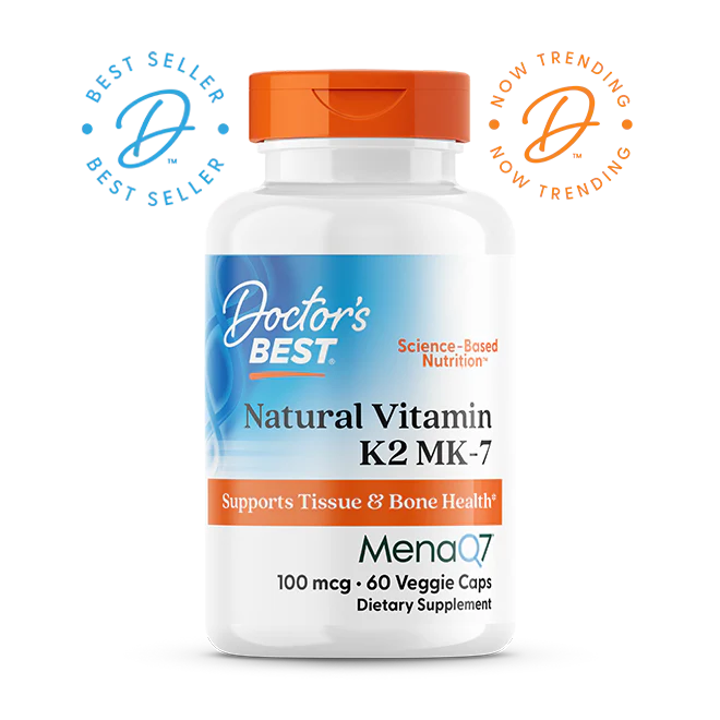Doctor's Best K2 MK-7 100mcg 60 Veggie Caps