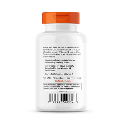 Doctor's Best K2 MK-7 100mcg 60 Veggie Caps