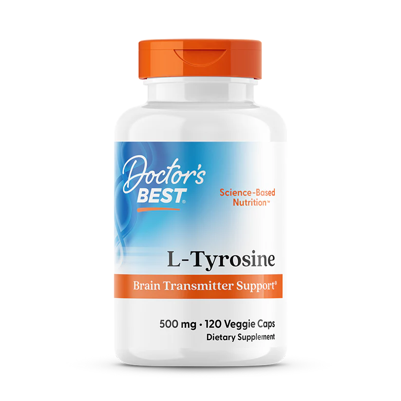 Doctor's Best L-Tyrosine (500mg) 120 Veggie Caps