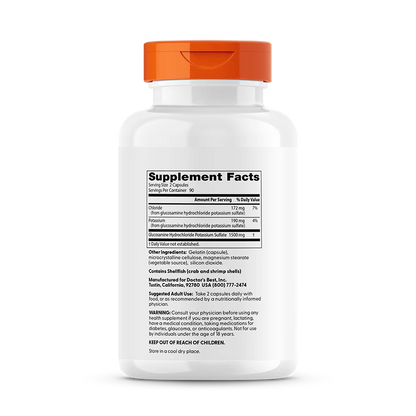 Doctor's Best Glucosamine 750mg 180 Capsules