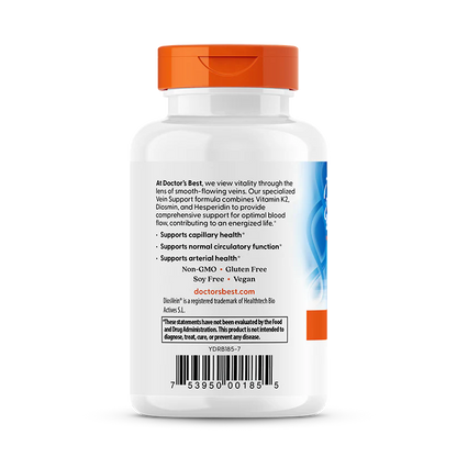 Doctor's Best Vein Support with DiosVein and MenaQ7 60 Veggie Caps