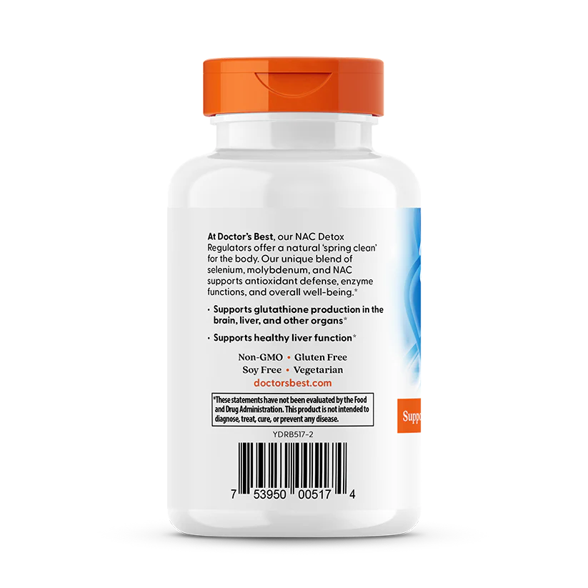 Doctor's Best NAC Detox Regulators 180vc
