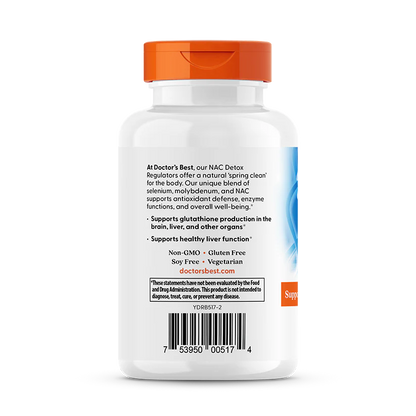Doctor's Best NAC Detox Regulators 180vc