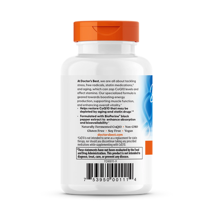Doctor's Best High Abs COQ10 200mg 60 Veggie Caps