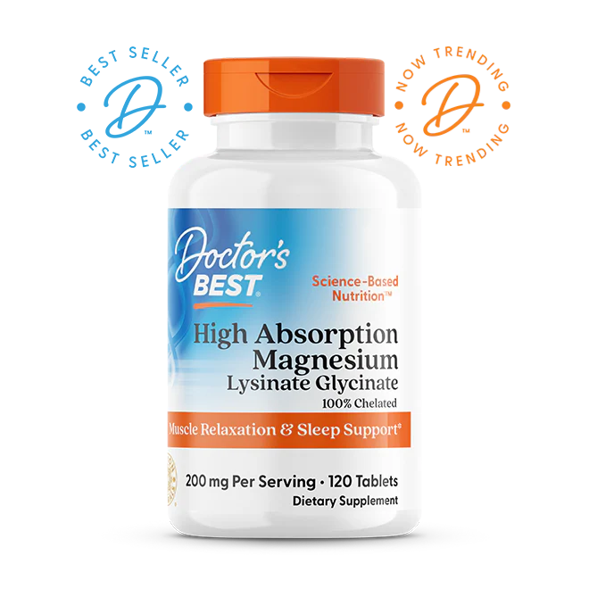 Doctor's Best High Absorb Magnesium Chelate 120 Tab