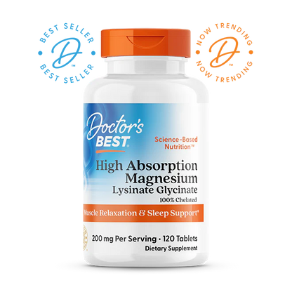 Doctor's Best High Absorb Magnesium Chelate 120 Tab