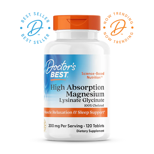 Doctor's Best High Absorb Magnesium Chelate 120 Tab