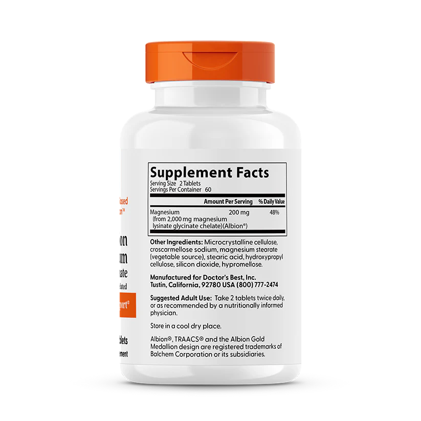 Doctor's Best High Absorb Magnesium Chelate 120 Tab