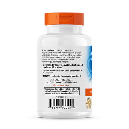 Doctor's Best High Absorb Magnesium Chelate 120 Tab
