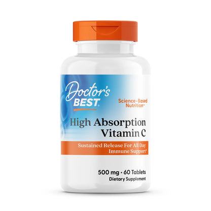 Doctor's Best High Absorption Vitamin C with PureWay-C 60 Tablets