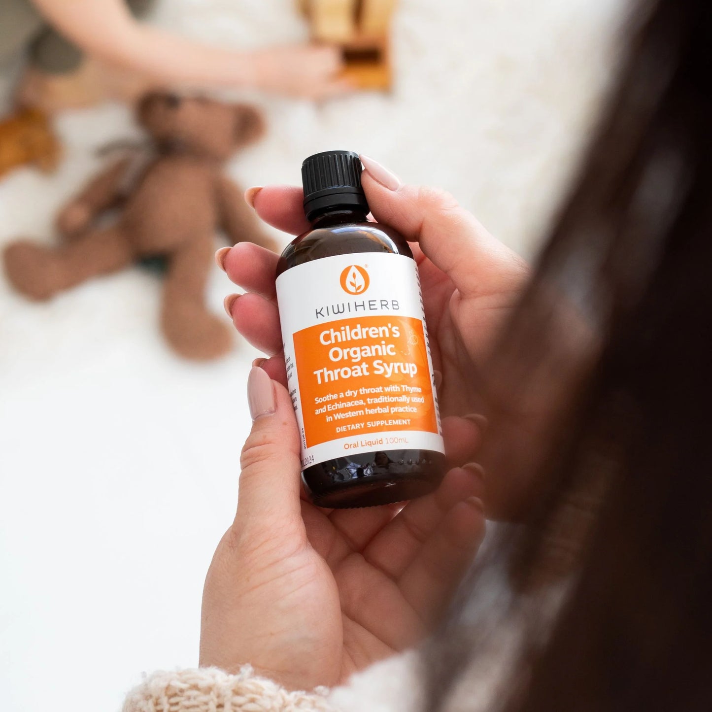 Kiwiherb Children's Org. Throat Syrup 100ml