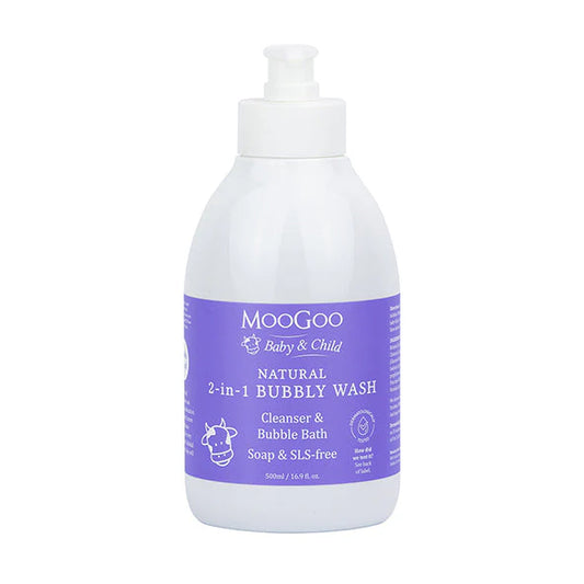 MooGoo 2-in-1 Bubbly Wash 500ml
