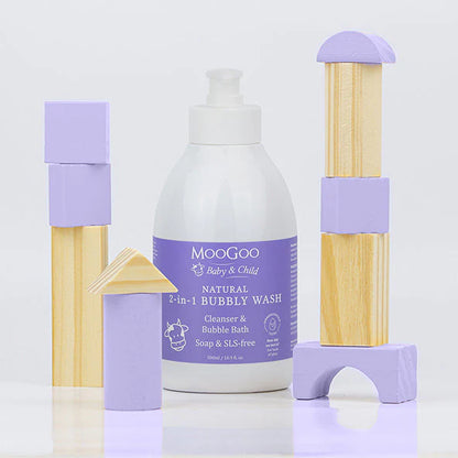MooGoo 2-in-1 Bubbly Wash 500ml