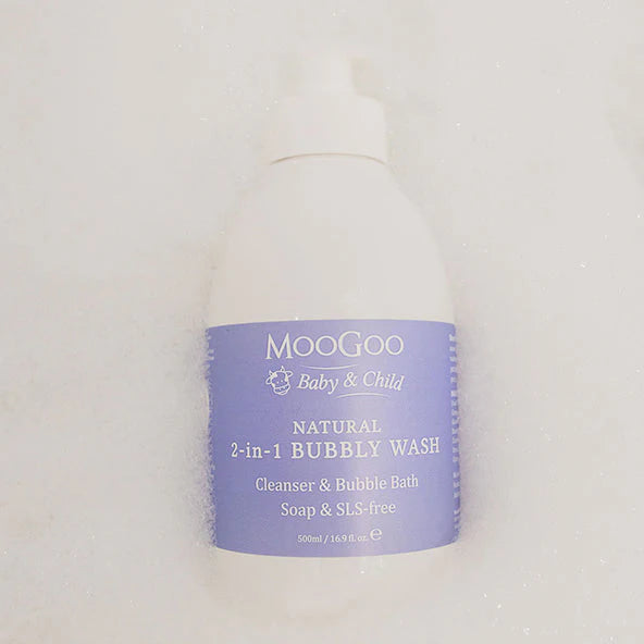 MooGoo 2-in-1 Bubbly Wash 500ml