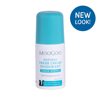 MooGoo Fresh Cream Deodorant - Lemon Myrtle 115ml