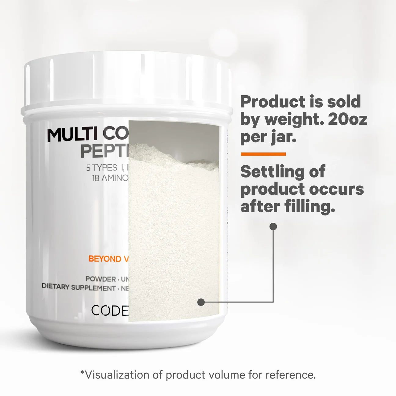 CodeAge MultiCollagen Peptides Powder, 252g