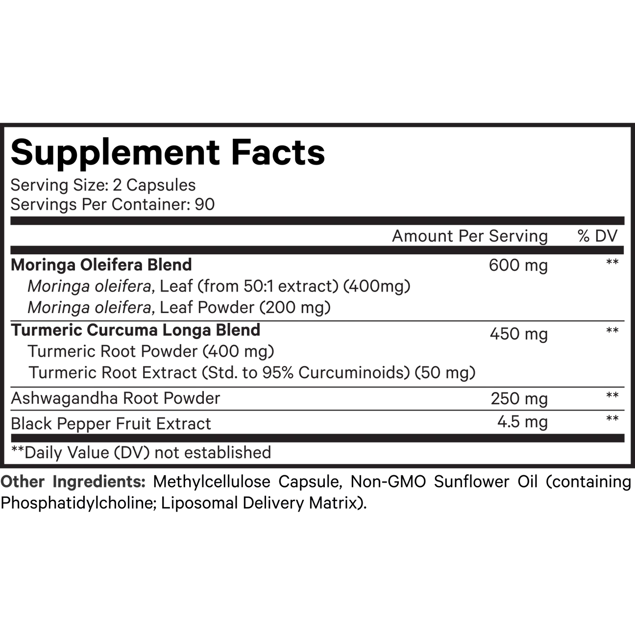 CodeAge Liposomal Moringa, 180c