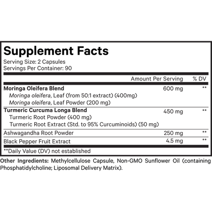 CodeAge Liposomal Moringa, 180c