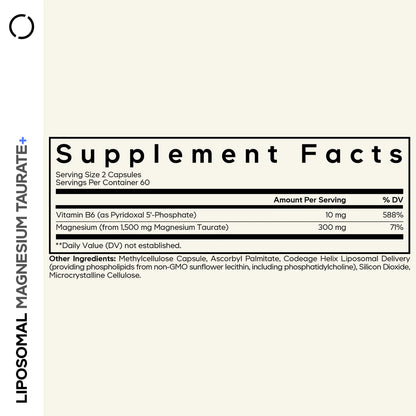 CodeAge Liposomal Magnesium Taurate 120caps