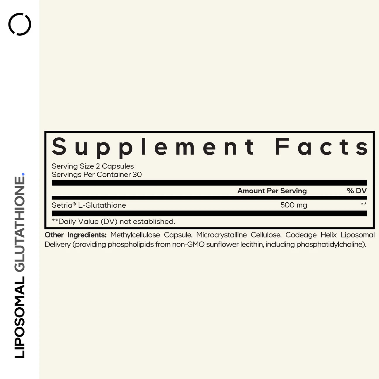 CodeAge Liposomal Glutathoine, 60c