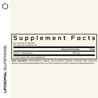 CodeAge Liposomal Glutathoine, 60c