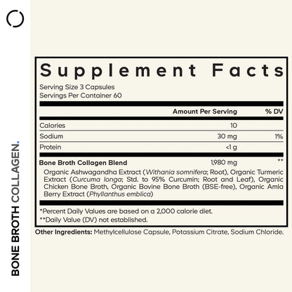 CodeAge Bone Broth Collagen, 180c