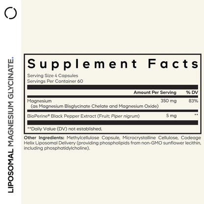 CodeAge Liposomal Magnesium Glycinate 240caps