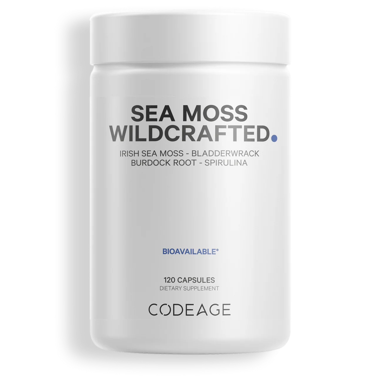 CodeAge Sea Moss Wildcrafted, 120c