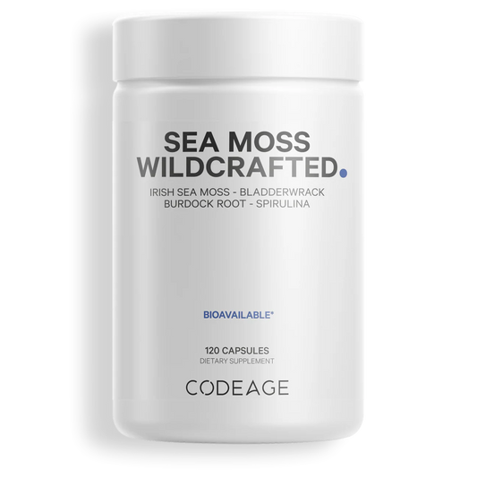 CodeAge Sea Moss Wildcrafted, 120c