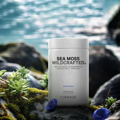 CodeAge Sea Moss Wildcrafted, 120c