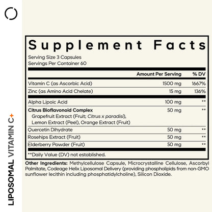CodeAge Liposomal Vitamin C 180caps