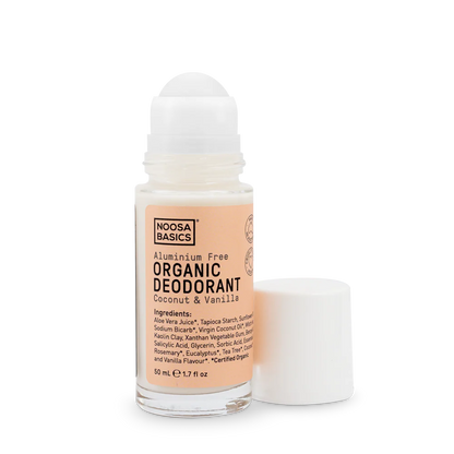 Noosa Basics Org. Coconut & Vanilla Roll On Deodorant 50ml