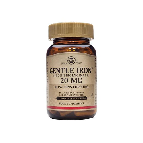 Solgar Gentle Iron 20mg 30 Vcaps