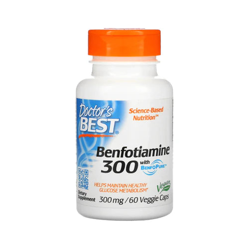 Doctor's Best Benfotiamine 300mg 60 Veggie Caps