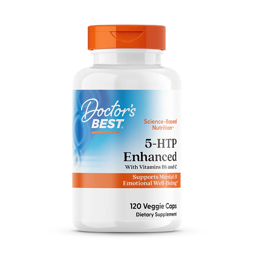 Doctor's Best 5-HTP Enhanced with Vitamins B6 and C 120 Capsules